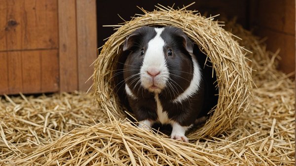 Foin de qualité pour cochons d'inde: essentiel et varié